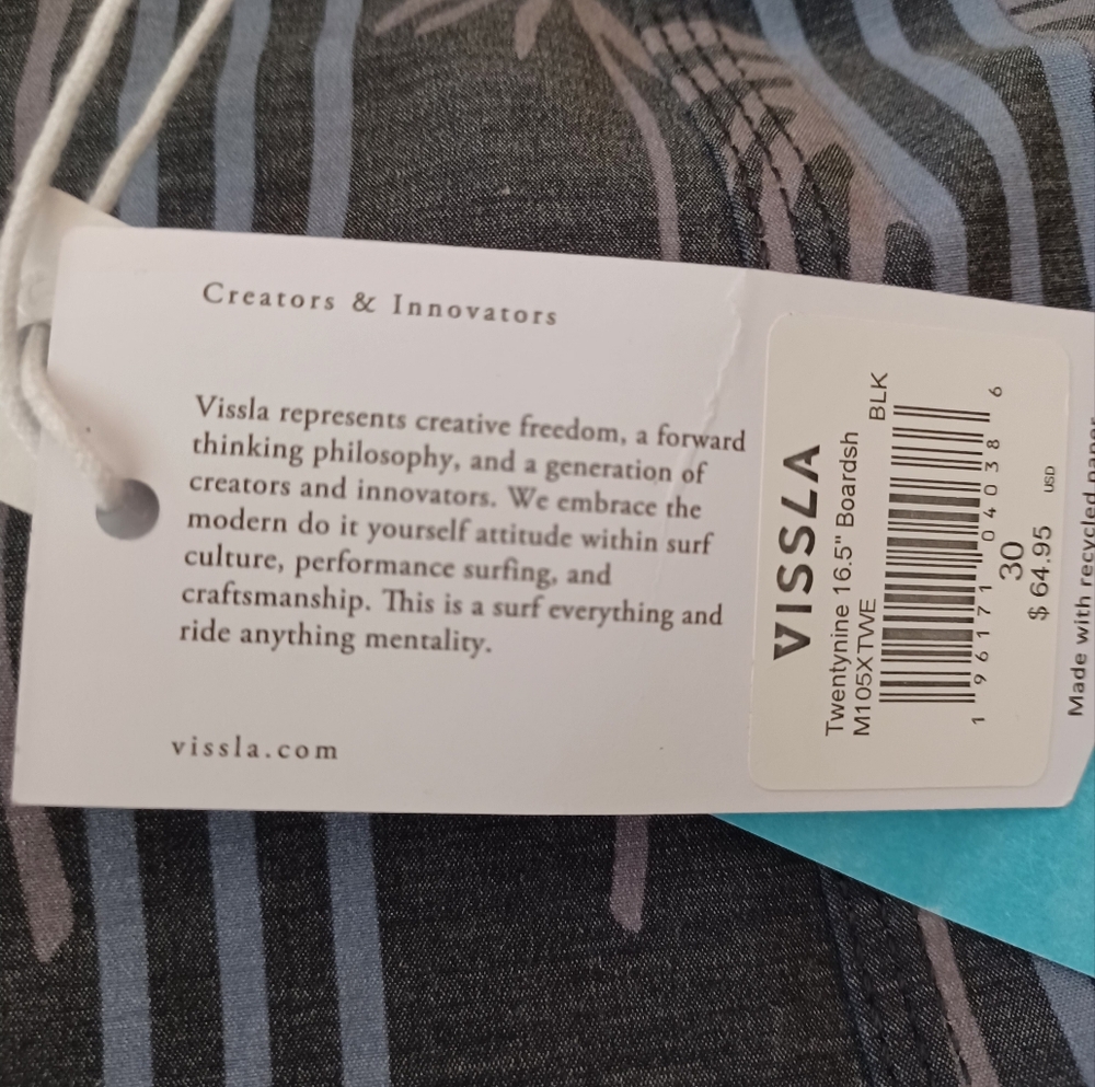 Vissla Men's Swim Shorts - Picture 6 of 9